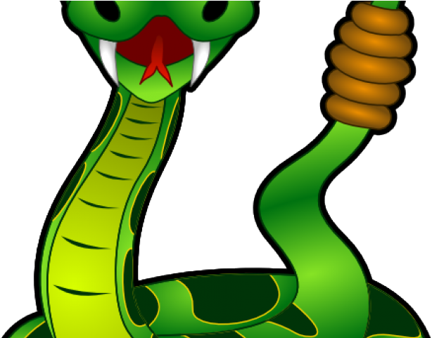 Snake Clipart Serpent - Rattlesnake Cartoon Png (640x480)