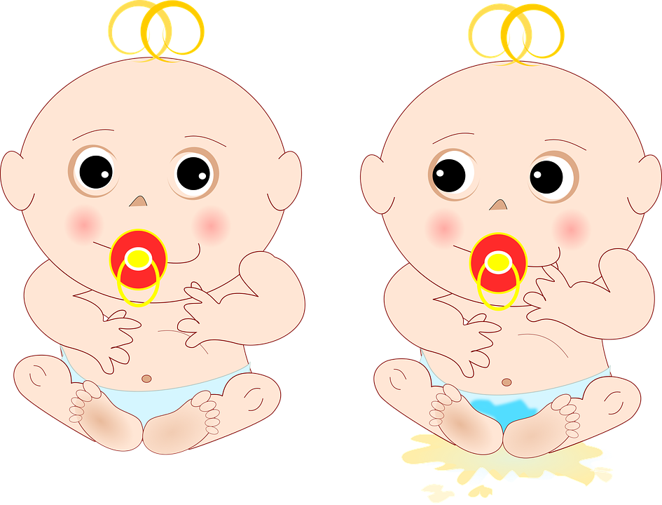 Cartoon Baby In Potty (945x720)