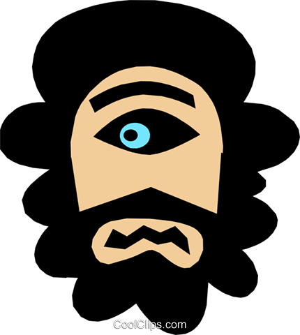 Cyclops Royalty Free Vector Clip Art Illustration - Cyclops Royalty Free Vector Clip Art Illustration (430x480)