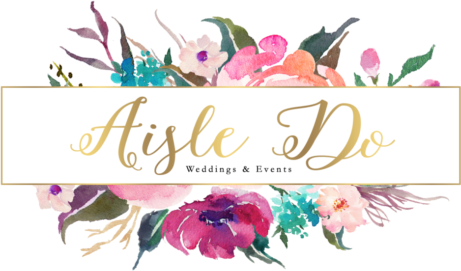 Aisle Do, Weddings & Events - Floral Turquoise Pink Watercolor Bouquet Throw Pillow (1500x591)