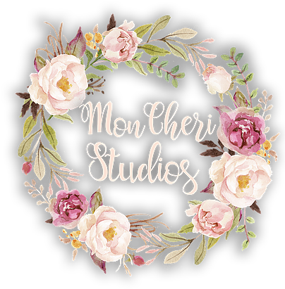 Mon Cheri Studio's Wedding Planner Florida Logo - Garden Roses (476x430)