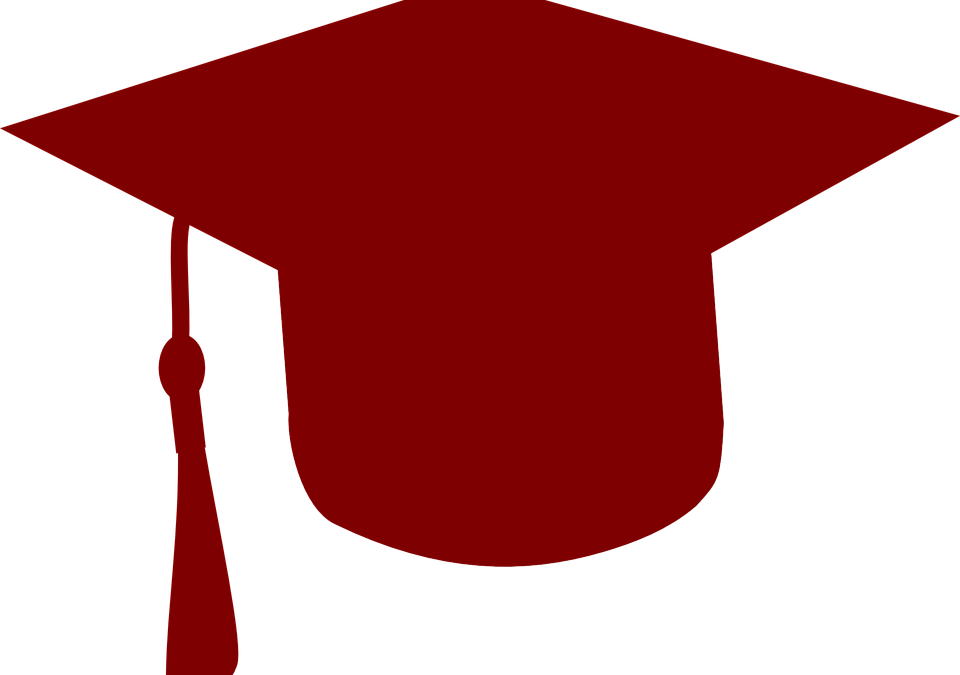 Y6 Leavers Mass - Maroon Graduation Cap Clipart (960x675)
