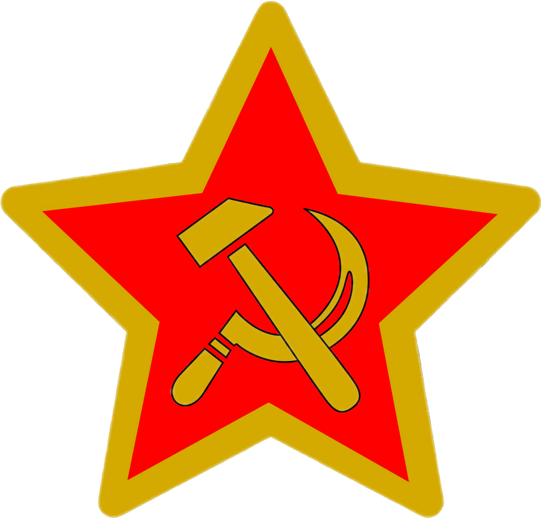 Soviet Communism Revolution Redstar Hammerandsickle - Soviet Union Png (1071x1024)