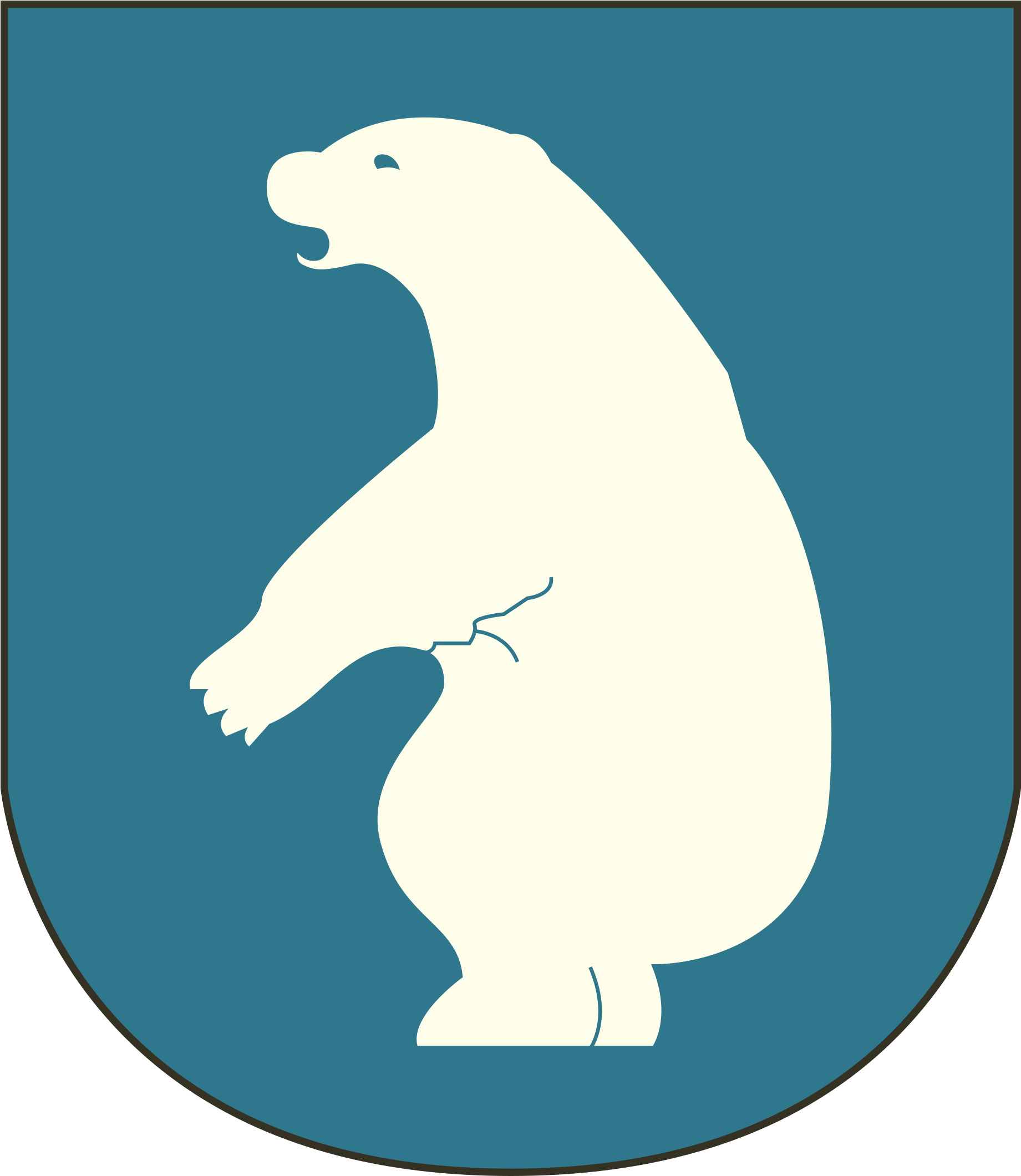 Open - Greenland Coat Of Arms (2000x2200)