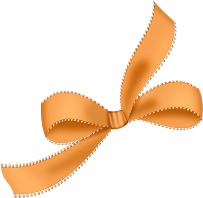 Scrap Orange - Noeud Ruban Orange (420x420)