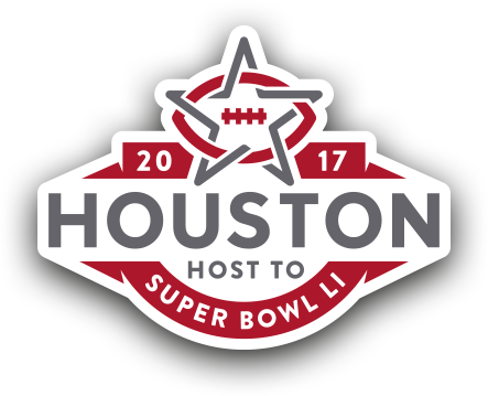 Nfc And Afc Football Logos Clip Art - 2017 Houston Super Bowl (443x359)