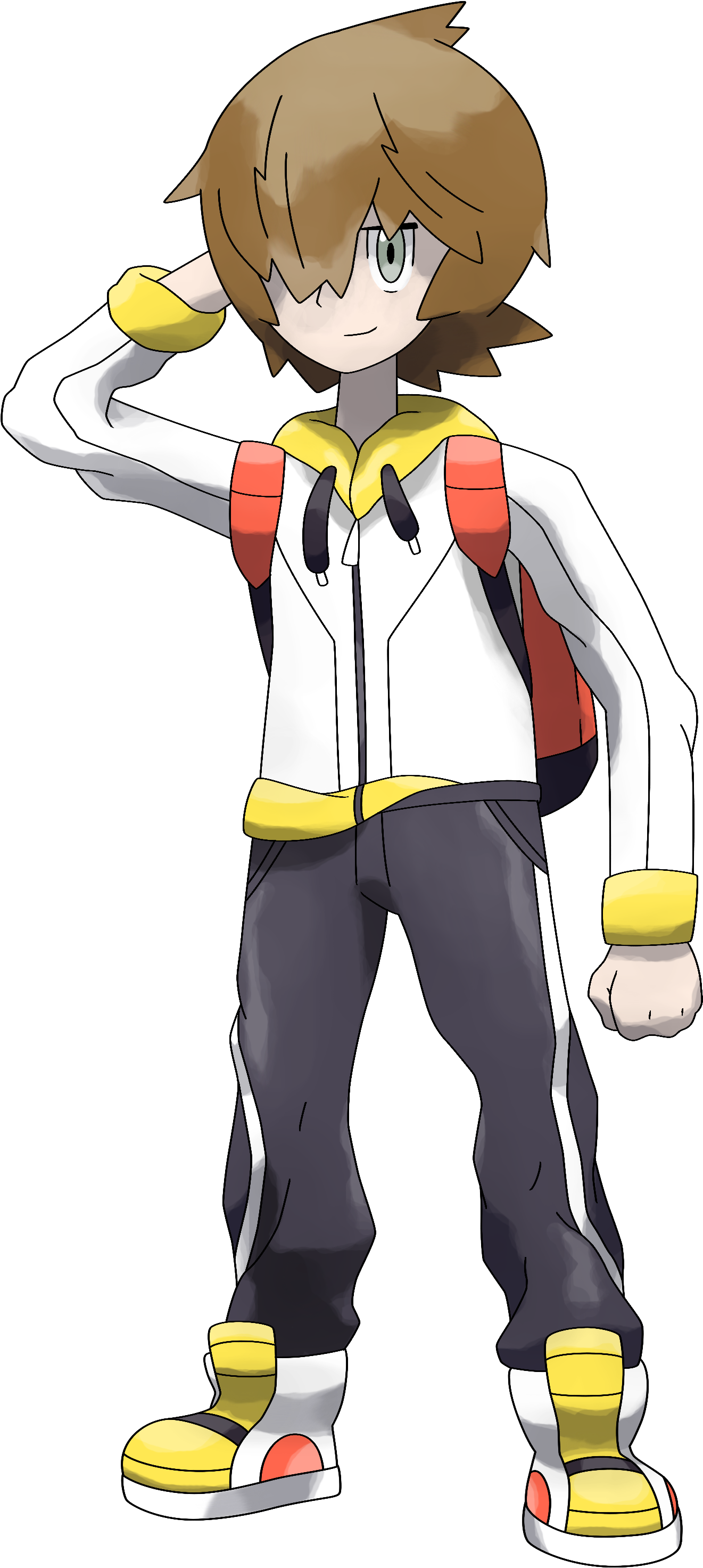 Pokemon Trainer Lex V2 By Smiley-fakemon - Cartoon (1412x3000)