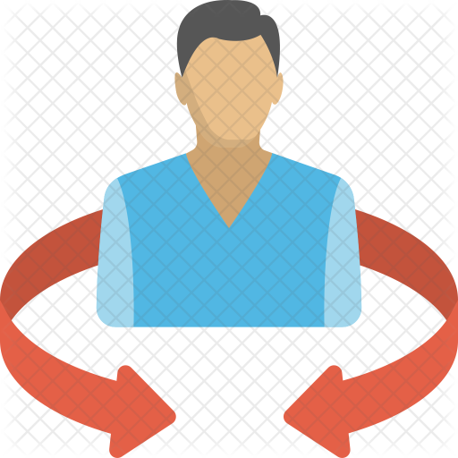 Employee Turnover Icon - Vector Graphics (512x512)