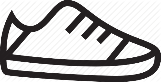 Icon Drawing Shoe Image - Shoe Icon Transparent Background (512x263)