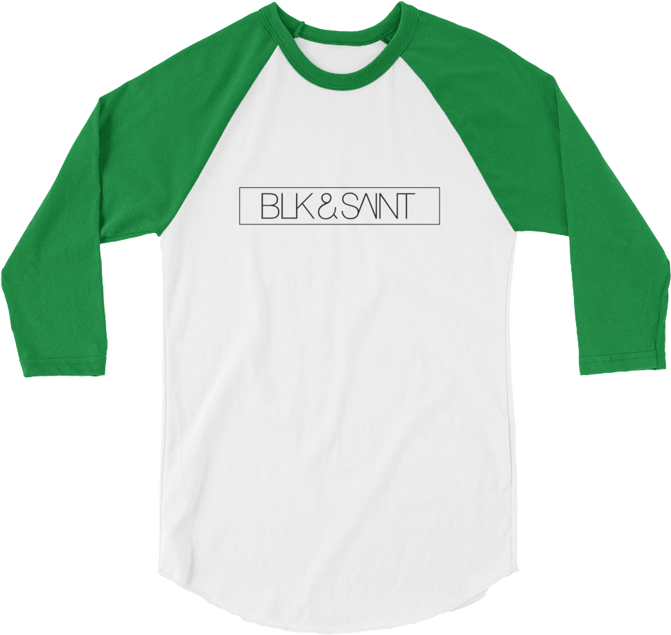 Image Of Blk & Saint - Tiltedrainbow Bi Pride 3/4 Ärmel (1000x1000)