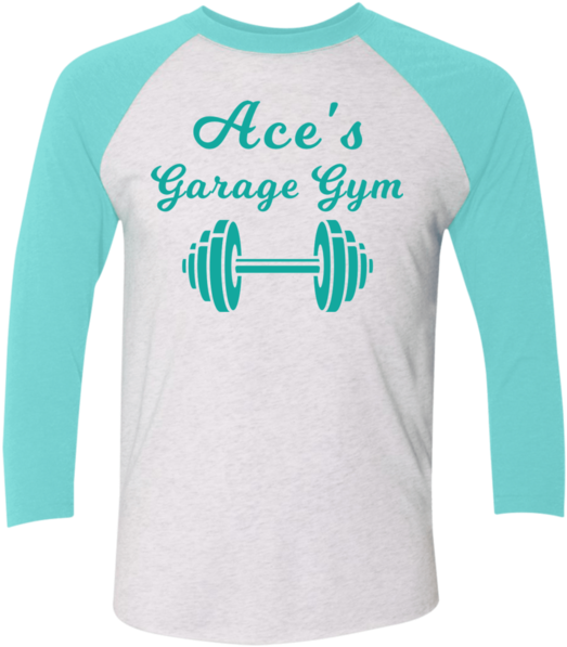 Nl6051 Next Level Tri Blend 3/4 Sleeve Baseball Raglan - Sleeve (600x600)