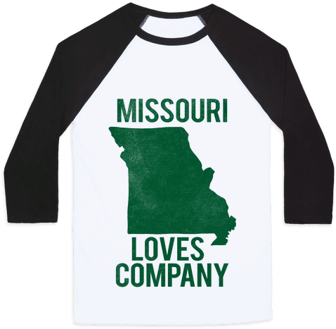 Missouri Loves Company Baseball Tee - 4 Square (484x484)