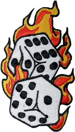 Clipart Info - Flaming Dice Png (500x500)