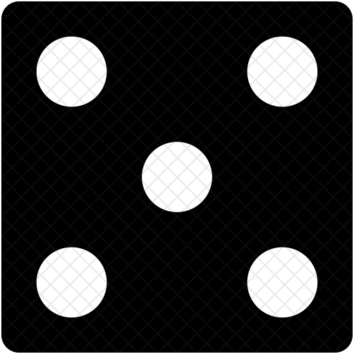 Dice Icon - Circle (512x512)