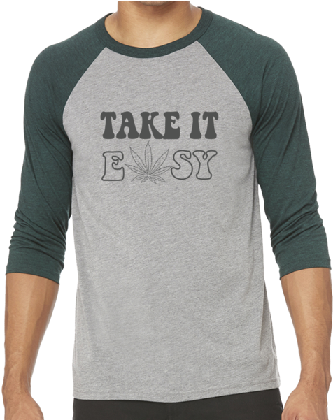 Take It Easy Unisex Baseball Tee - Take It Easy (600x600)