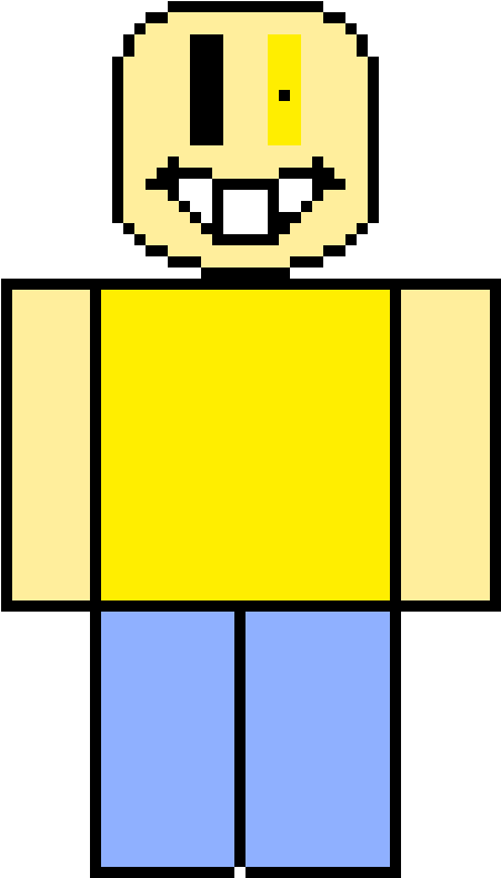 Bloxmania Megalobloxia V2 John Doe - Circle Pixelart (490x790)