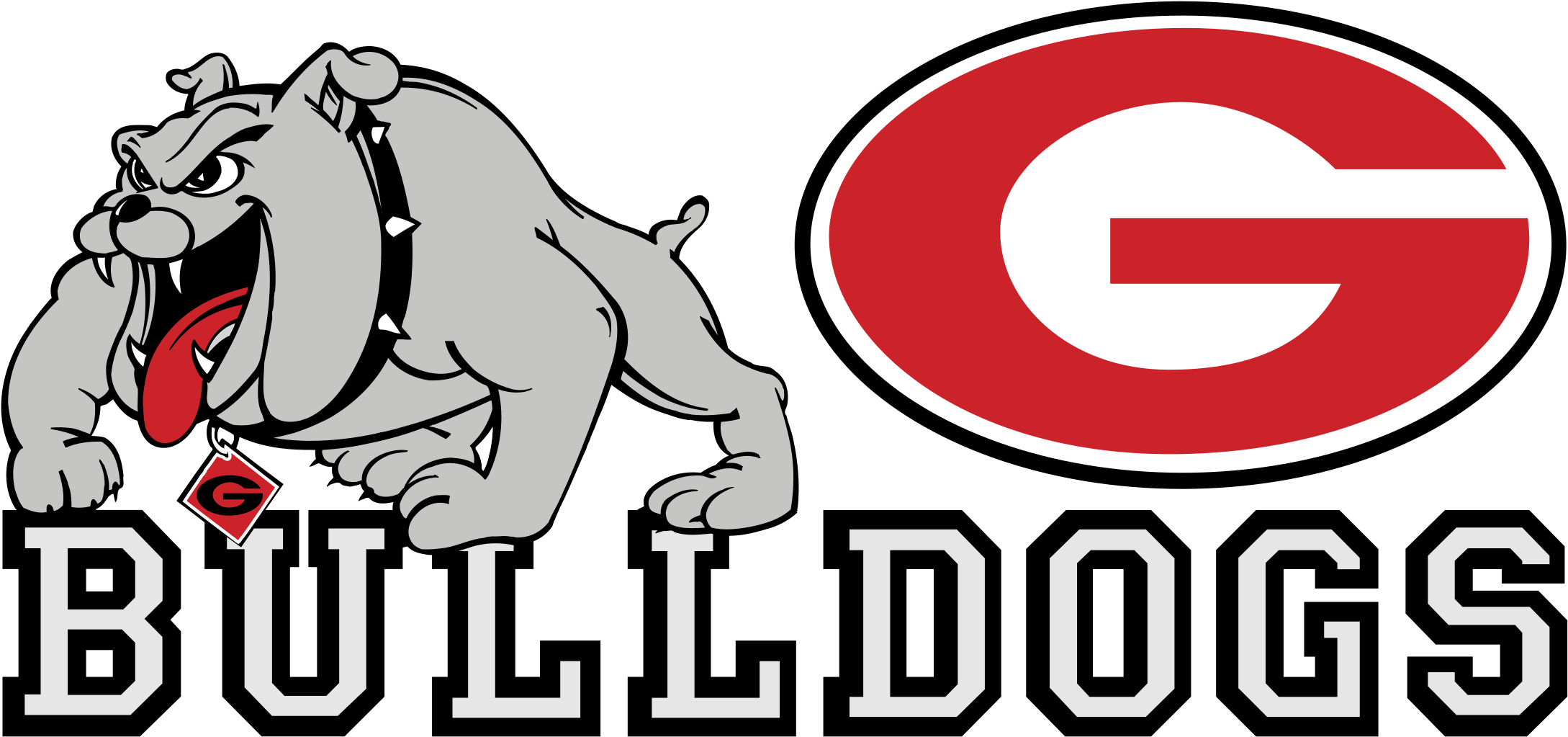 Georgia Bulldogs Logo Png Transparent - Georgia Bulldogs And Lady Bulldogs (2400x2400)