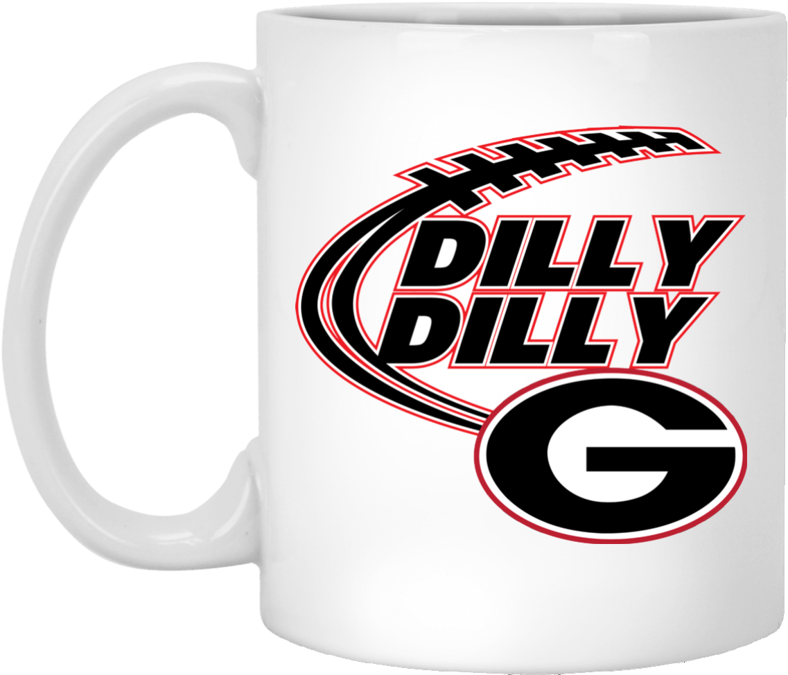 Image 4 Georgia Bulldogs Dilly Dilly White Mug & Beer - University Of Georgia (1155x1155)