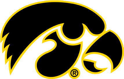 Iowa Hawkeyes - Iowa Hawkeyes Logo (504x360)