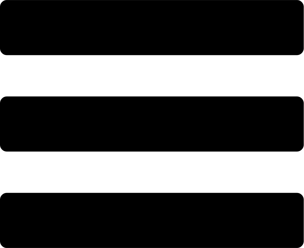 Menu Hamburger Comments - Black And White Horizontal Striped (981x802)