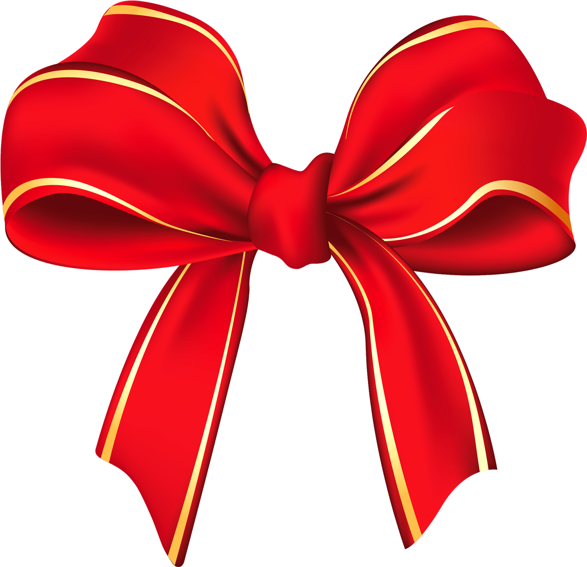 Bow Png Red Two - Christmas Bow Png (1200x1161)