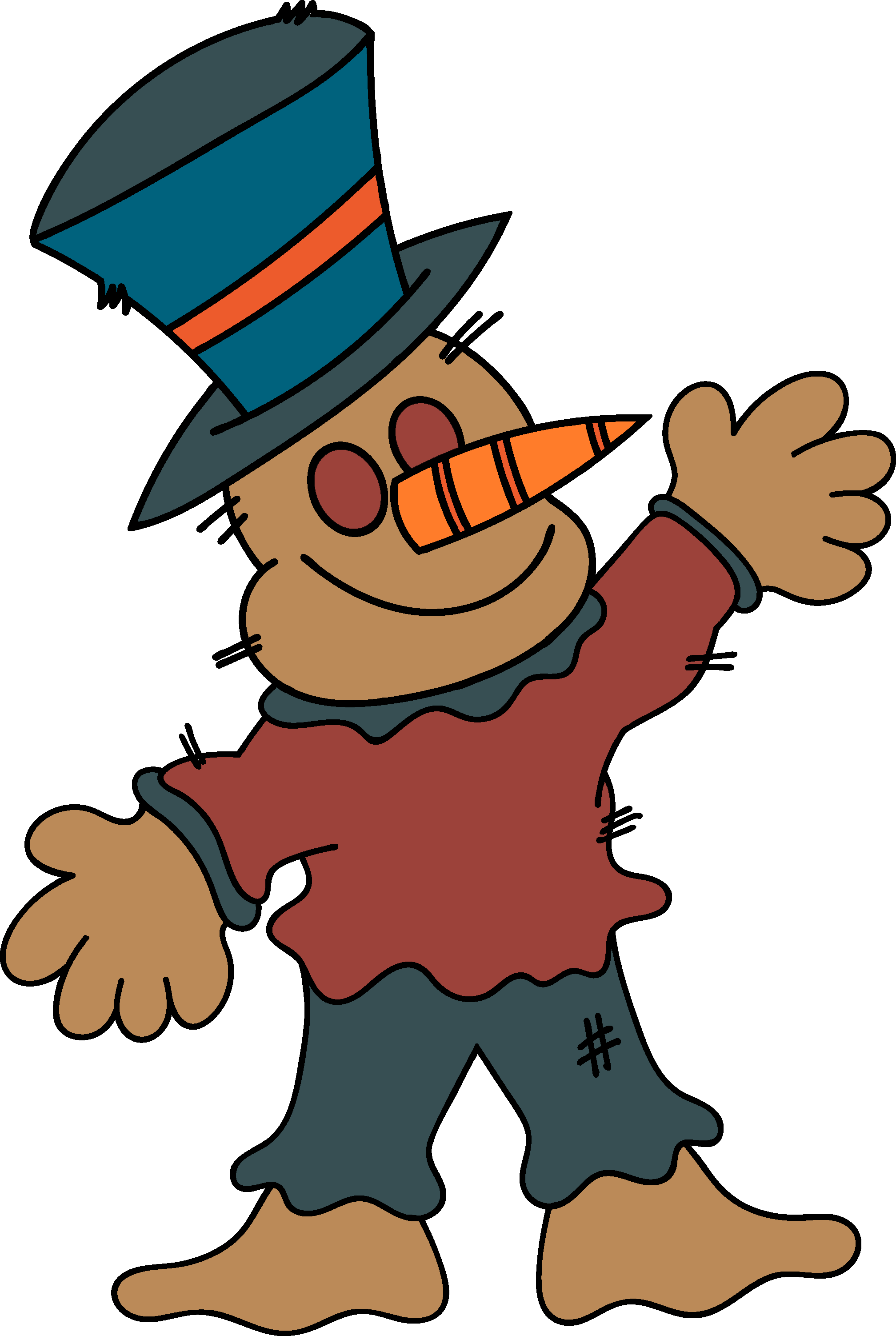 Scarecrow By Shawn Hansen - Cartoon (2016x3005)