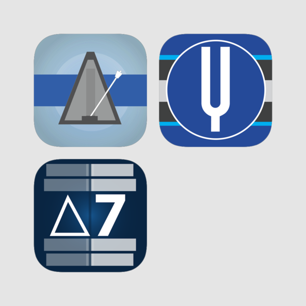 Metronome, Tuner, Ear Trainer Bundle With On The App - Graphic Design (600x600)