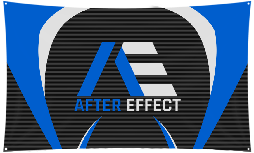 After Effect Gaming Flag - Graphic Design (1000x1000)