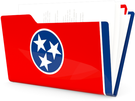 Illustration Of Flag Of<br /> Tennessee - Tennessee Tn Home State Can Cooler Drink Insulated (640x480)