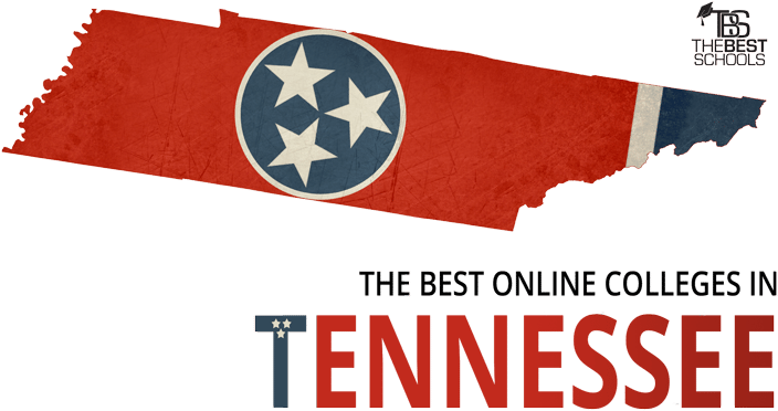Best Online Colleges In Tennessee - Tennesseee State Flag - Letterpress - Lantern Press (740x416)