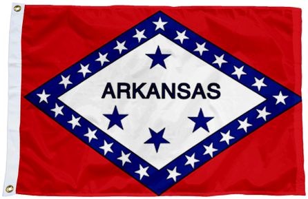 Arkansas State Flag - Arkansas State Flag (500x500)