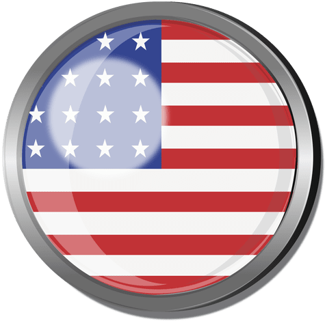 Usa Flag Badge - Flag Of The United States (512x512)