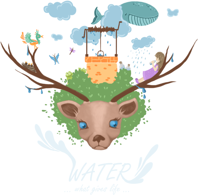 28 Collection Of Water Is Precious Drawing - Painting (852x937)