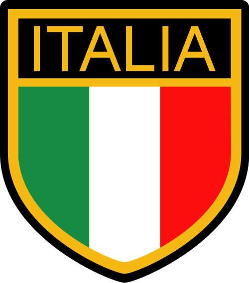 This Image Rendered As Png In Other Widths - Italy Logo Football (500x569)