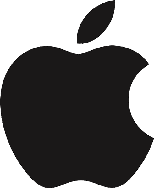 Safe - Apple Logo Black And White (900x650)