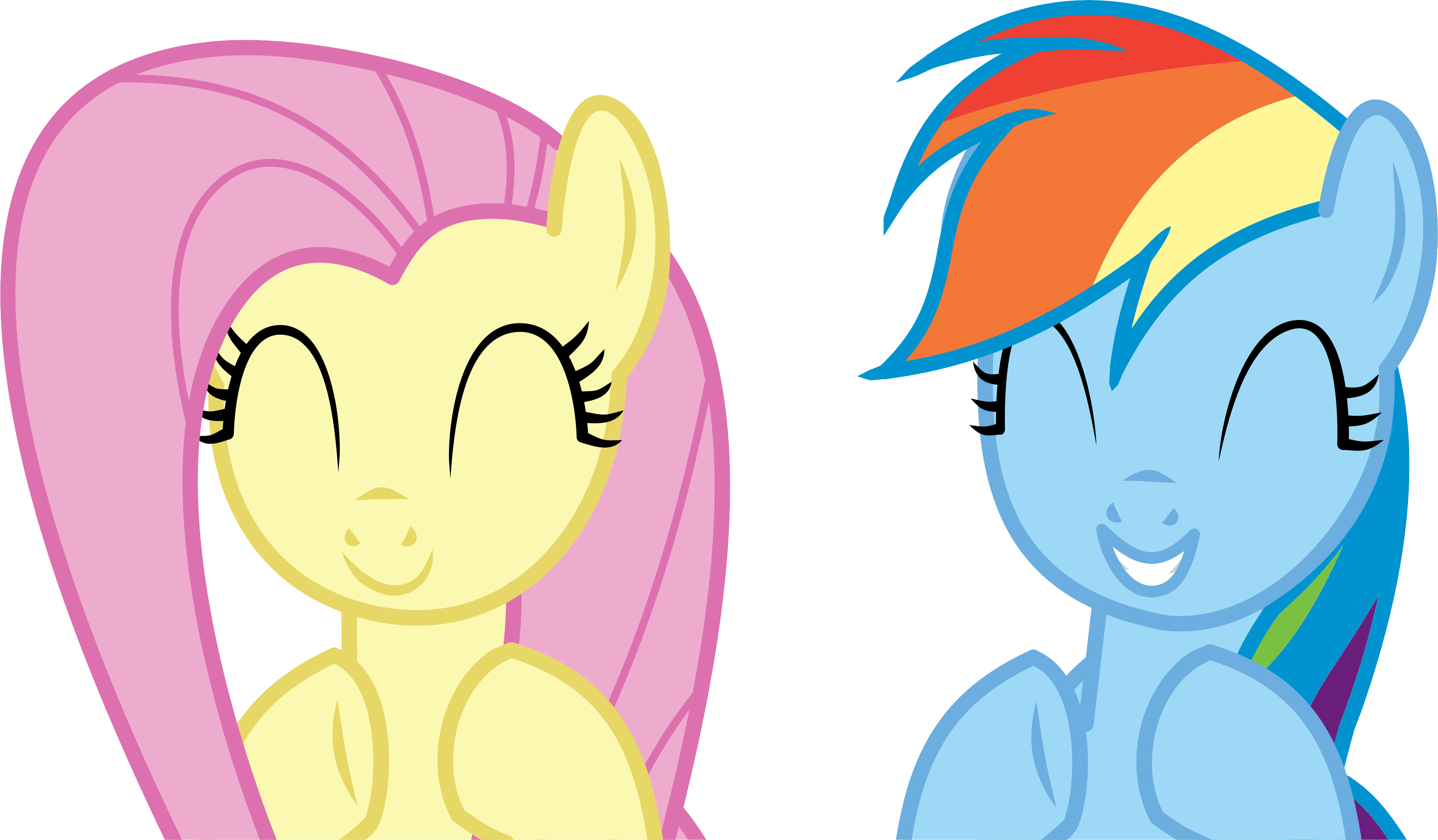 Fluttershy And Rainbow Dash Gif - Fluttershy And Rainbow Dash (3696x2160)