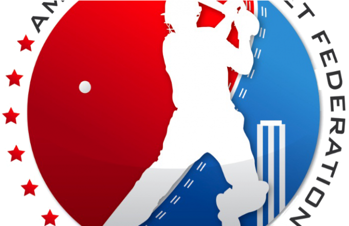 Cricket Clipart Half Century - American Cricket Federation Logo (770x439)