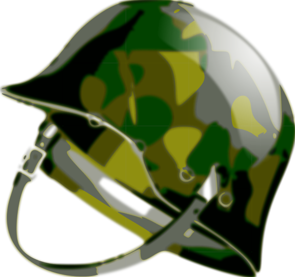 Military Clipart Army Hat - Army Helmet Clip Art (600x563)