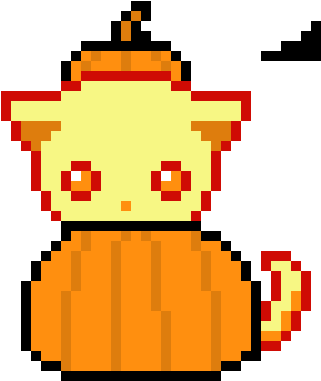 Pumpkin Pie - Septiceye Sam Pixel Art (340x420)