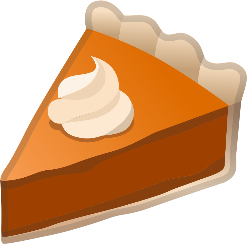 Pie Icon - Pumpkin Pie Emoji (1024x1024)
