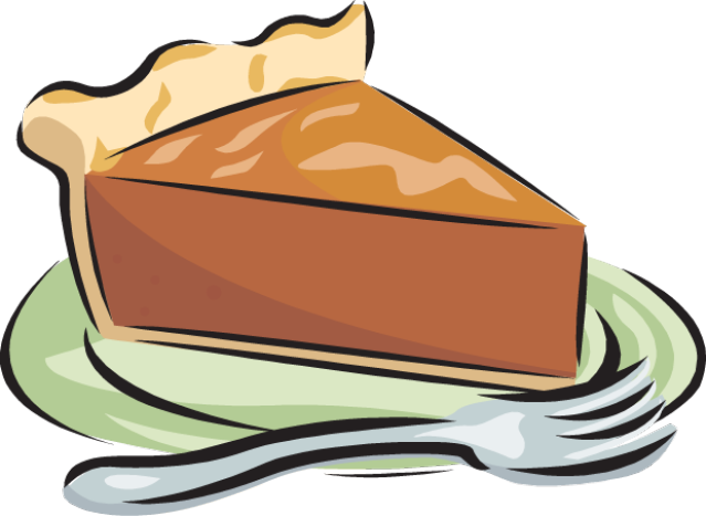Pie Great Clip Art Of Desserts - Clip Art (639x467)