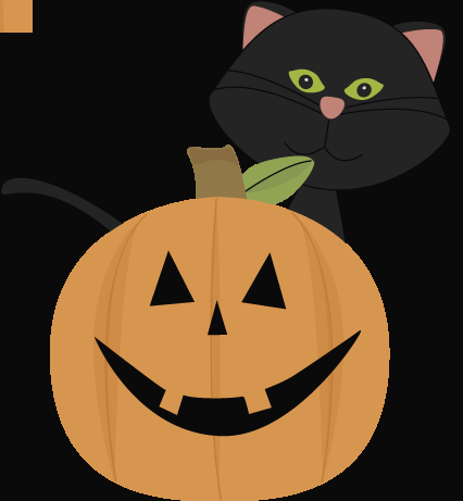 Halloween Clip Art Pumpkin Clipart Black And White - Ch B * ✿ * Alfabeto Calabaza (426x461)