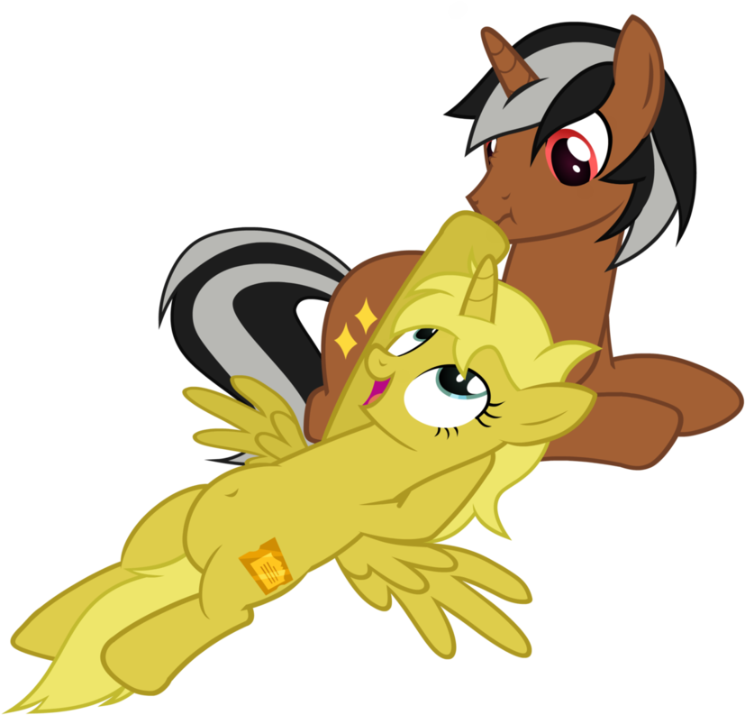 Ticket And Star Sparkler By Somepony - Mlp Golden Ticket Animated (883x904)