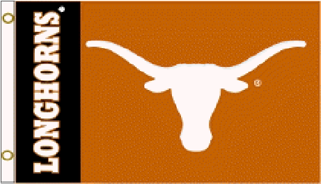 Texas Longhorns Flag - Annin Flagmakers 3 Ft. X 5 Ft. Texas Longhorns Flag (460x368)