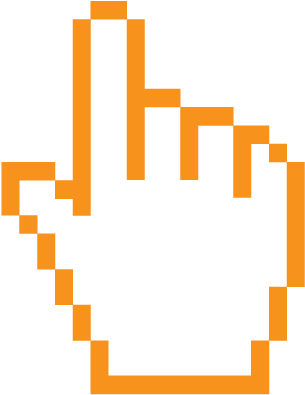 Hand-pointer - Cursor (311x400)