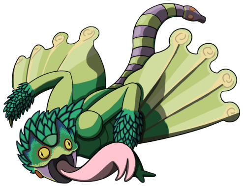 Pukei-pukei - Monster Hunter World Pukei Pukei Арт (500x500)