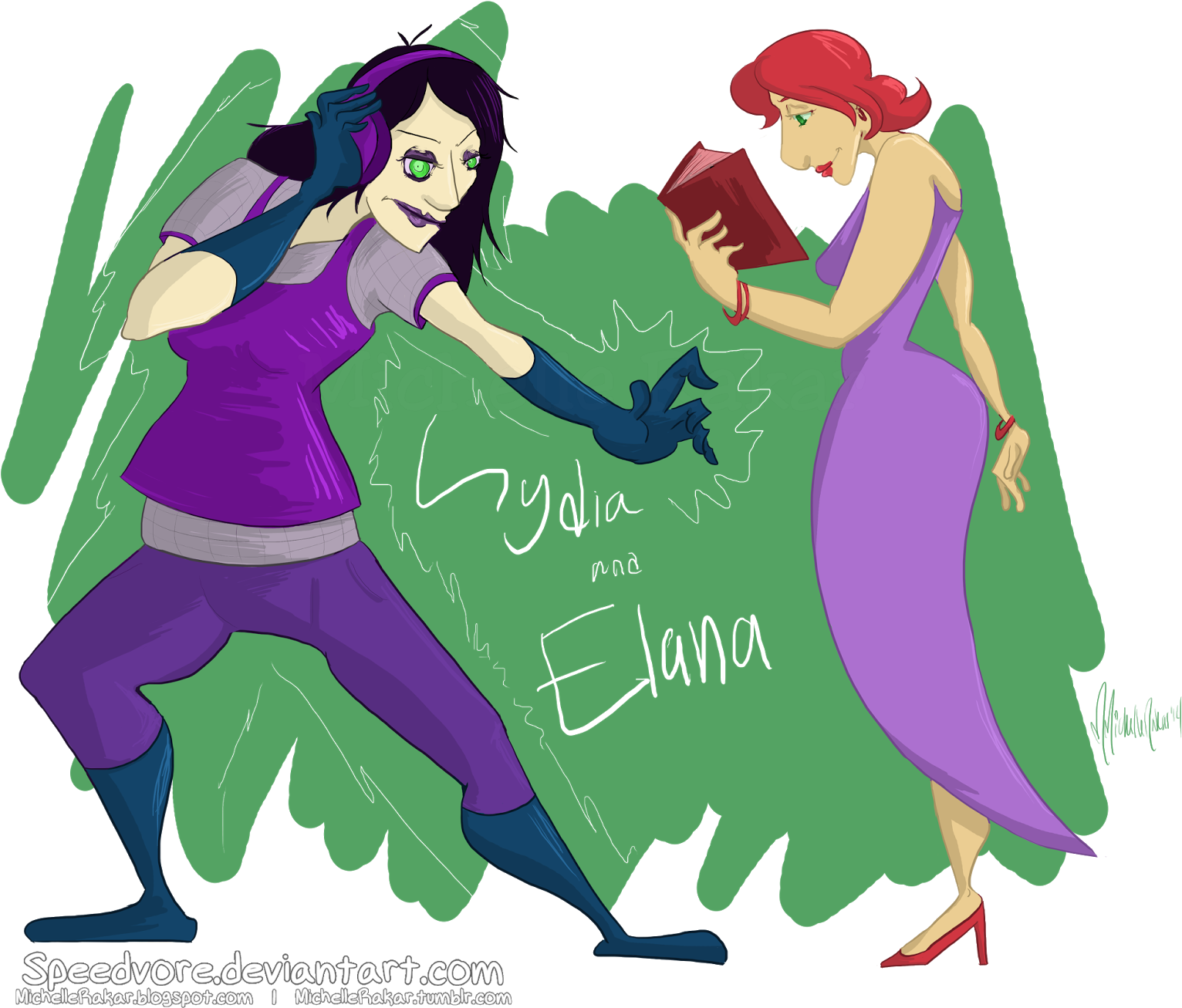 Summer Break] Got A Commission This Week - Cartoon (1600x1330)