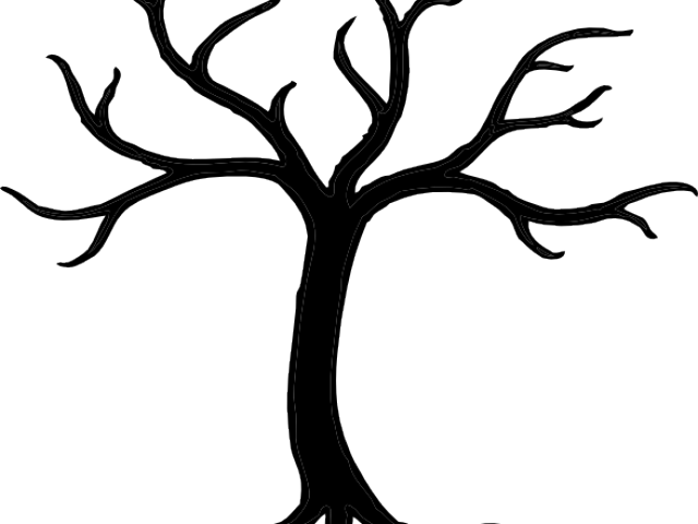 Spooky Tree Clipart - Git Tree And Branch (640x480)
