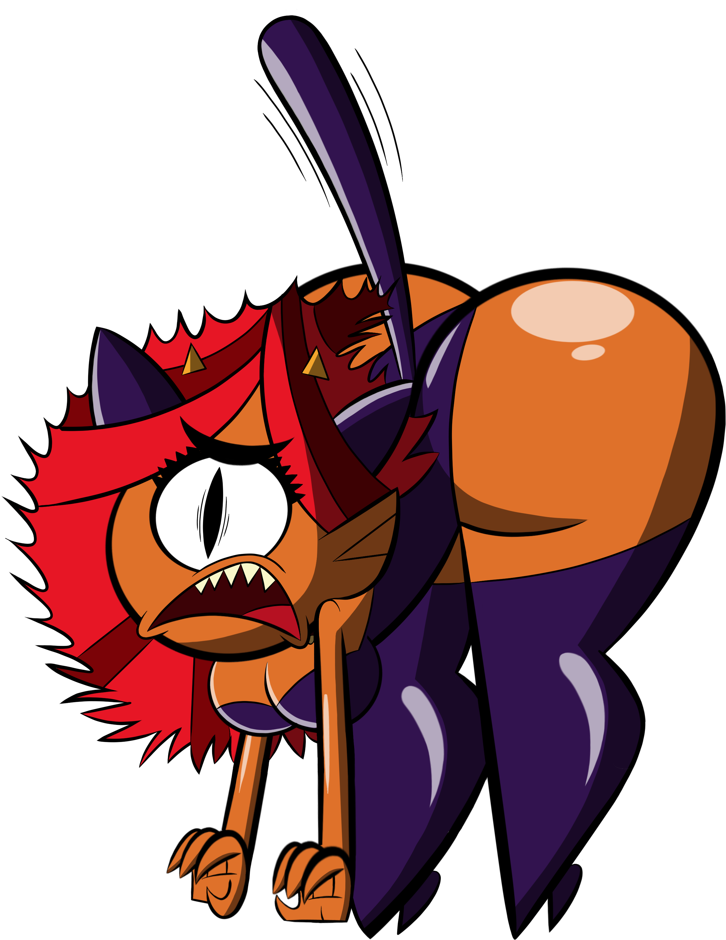 Feisty Kitty Cat Saffi By Ck Draws Stuff - Jimmy Two Shoes Saffi Draw (2480x3508)