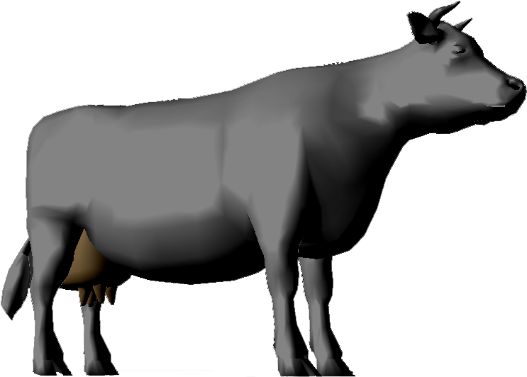 Png Cow 3d (758x544)
